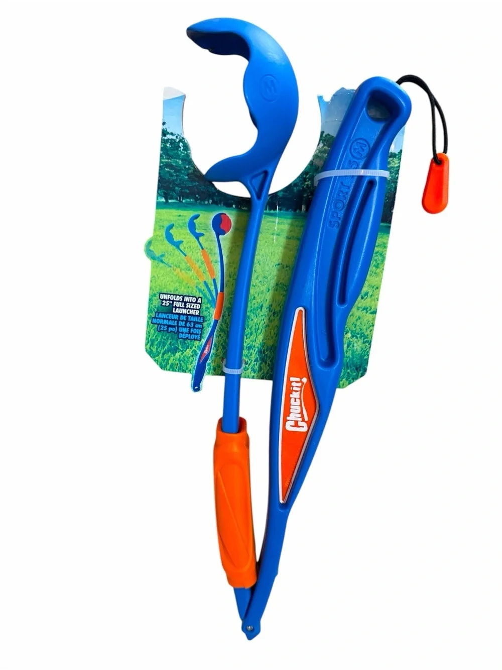 New Chuckit! Dog Toy Ball Launcher - Blue & Orange